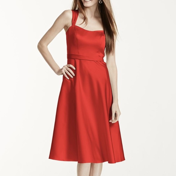 Emerald Green David’s Bridal Bridesmaid Dress Sz 2 - Picture 3 of 3